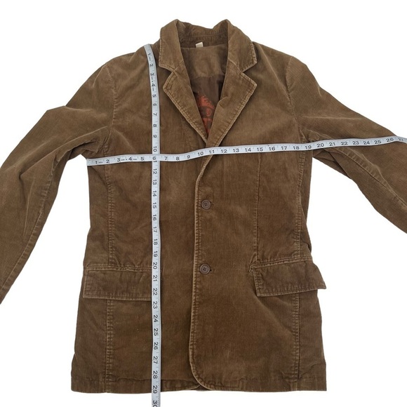 Mossimo Brown Corduroy Blazer Suit Jacket Size Small Men’s - Picture 9 of 9